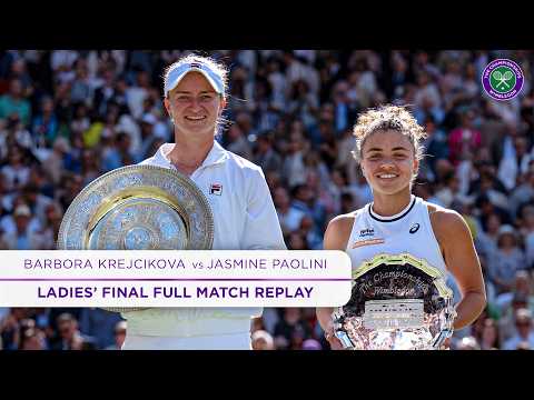 Barbora Krejcikova vs Jasmine Paolini | Ladies' Singles Final | Full Match Replay | Wimbledon 2024