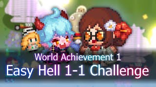 Easy Hell 1-1 Challenges | Guardian Tales World Achievement 1