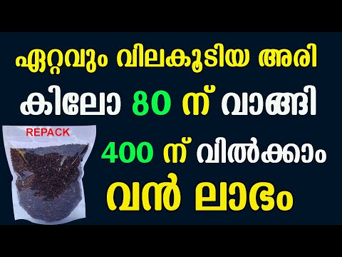 ആരുടേയും സഹായമില്ലാതെ വീട്ടിലിരുന്ന് വൻ ലാഭമുണ്ടാക്കാവുന്ന ബിസിനസ്സ് | Black Rice Repacking Business