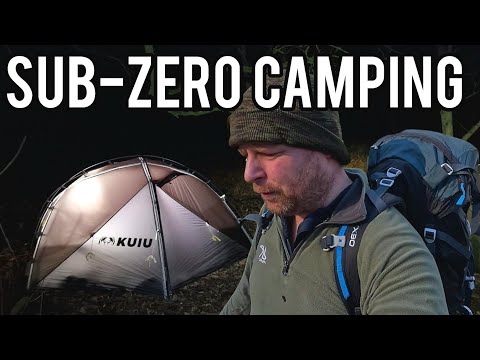 tent camping in sub-zero temperatures, KUIU STORM 2P TENT