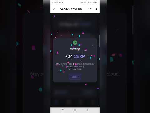 Cexp Token earn Kaise Kare | cex.io power tap telegram airdrop | Cex io power app withdrawal