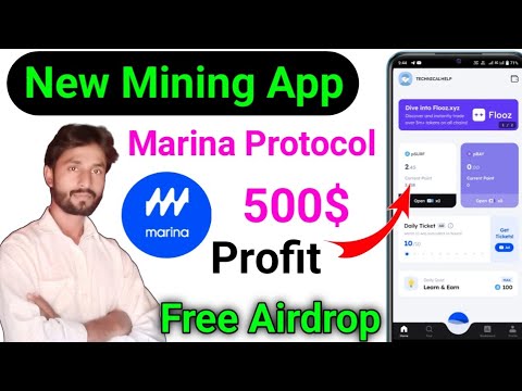 Marina Protocol Biggest Airdrop Zero Investment || Marina protocol new mining app