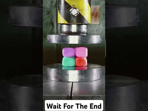 O M G.. HYDRAULIC PRESS MACHINE....!!#shorts #shortvideo