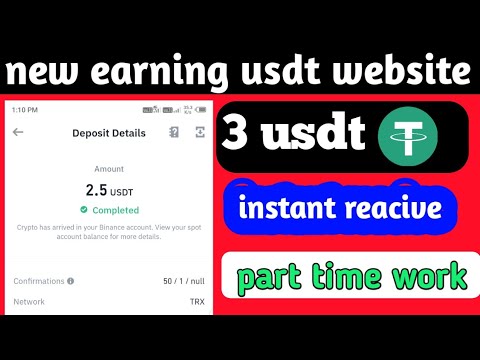 New Usdt Earning Site || UsdMining Site 2023 WithoutInvestment || Usdt ShoppingWebsite 2023