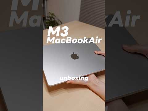 【M3 MacBook Air】買っちゃいました...。　#MacBookAir #Apple #macbookairm3 #unboxing #macbook #開封 #ガジェット