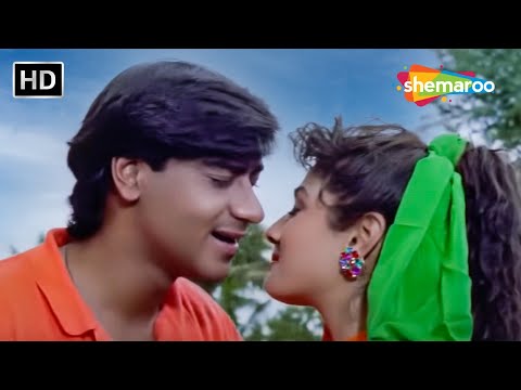 Mere Dil Ne Chupke Se Tera Dil Chura Liya | Ajay Devgn | Raveena Tandon | Gair (1999) | Kumar Sanu