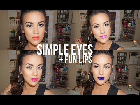 Makeup Look | Simple Eyes + Fun Lips