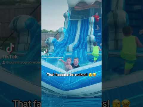 First Waterslide Ride !!