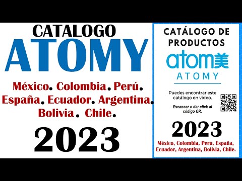 Catalogo  Atomy  2023  México, Colombia ,  Perú ,  España ,  Ecuador,  Argentina, Bolivia,  Chile.