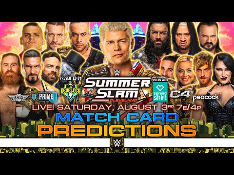 WWE SummerSlam 2024 - Match Card Predictions [v3]