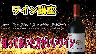 【ワイン講座】絶対に知っておいた方がいいワイン🍷アルマヴィーヴァ2017 赤🍷