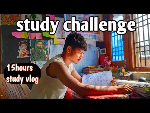 Productive sunday study 📚 vlog|14 HOURS STUDY VLOG| study challenge can I complete it?