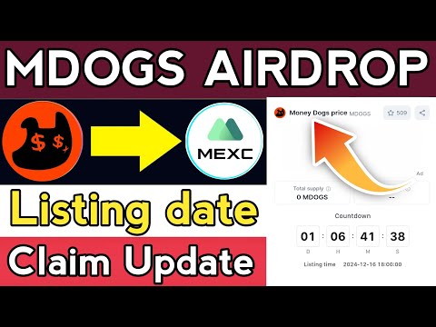 Money Dogs listing date || Money Dogs Airdrop || Money Dogs listing price || Money Dogs New Update