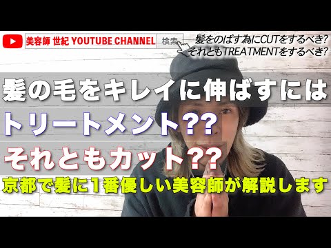 【髪を伸ばしたい方へ】キレイに早く伸ばす方法を解説しました【美容師 世紀 YOUTUBE CHANNEL】