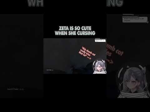 Zeta badmouthing and swearing to the chat (part 1/2)  [ Hololive English Sub Shorts ] #shorts