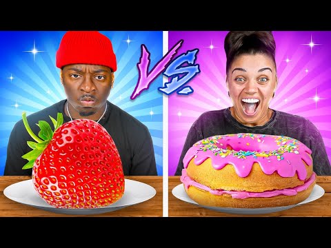 HEALTHY VS JUNK FOOD CHALLENGE