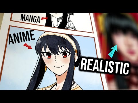 Drawing YOR BRIAR in 3 Styles [Manga, Anime and Realistic] | 3つのスタイルでヨルブライアを描く| SPY×FAMILY