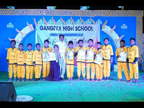 Gangeya high school students show on annual day