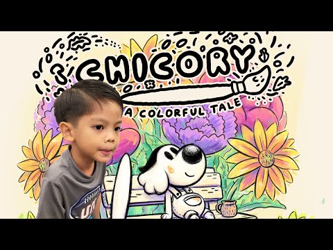 6-Year-Old Embarks on an Artistic Adventure: Watch Him Play Chicory, A Colorful Tale!