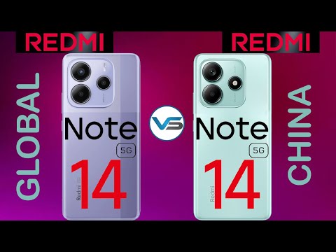 Redmi Note 14 5G China VS Redmi Note 14 5G Global | Redmi Note 14 Global VS Redmi Note 14 China