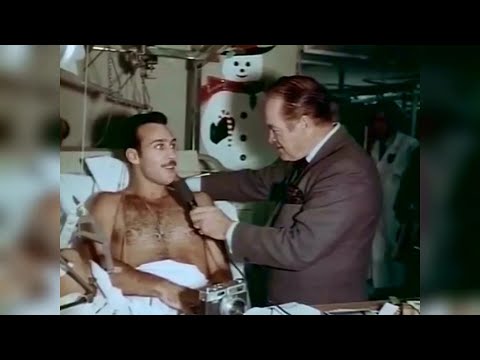 Bob Hope vsits wounded at Zama Hospital 1968