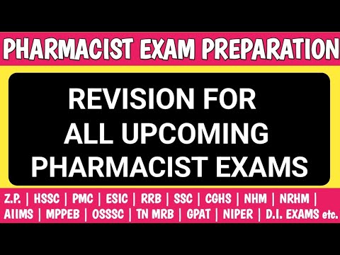 Pharmacist exam preparation | HSSC | TNMRB | MPPEB | PMC | OSSSC exam questions #pharmabullet