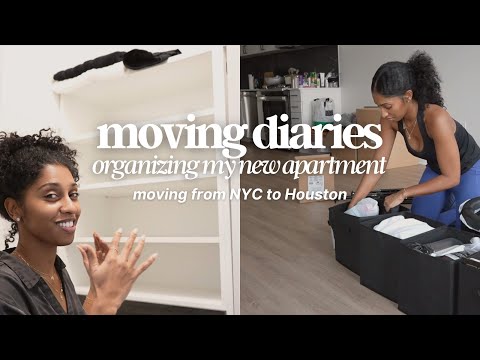 Moving Diaries | Moving from NYC to Houston & Organizing my new apartment