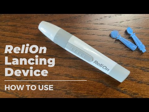 How to use ReliOn Lancing Device | Step by Step Guide