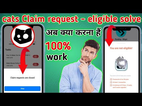 cat's claim request are closed problem | cat's you are not eligible #catsairdrop