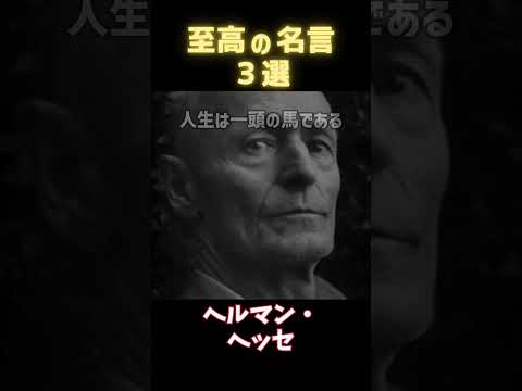 【名言集】世界の偉人の名言３選【人間と人生】part3 #今日の名言 #一日一名言