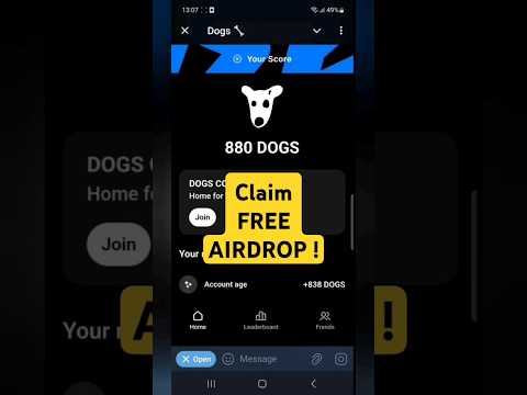 Earn free Dogs Coin instant // Dogs Airdrop claim Free for Telegram user 💰🤑