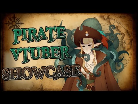 FROG PIRATE VTUBER model SHOWCASE | #envtubers  #vtuber  #vtubermodel