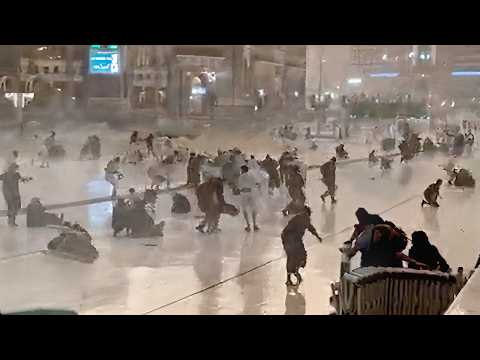 TORMENT FROM HEAVEN FELL ON MEDINA! Storm and floods in Saudi Arabia.