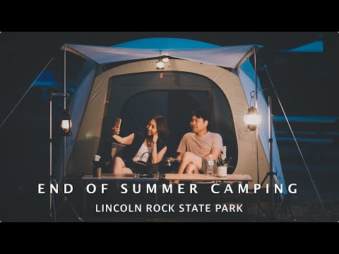 End of summer camping, Lincoln Rock State Park, Washington / Snow Peak Alpha Breeze Tent, IGT