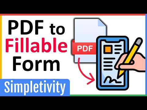 How to Turn Any PDF into an Online Form for FREE