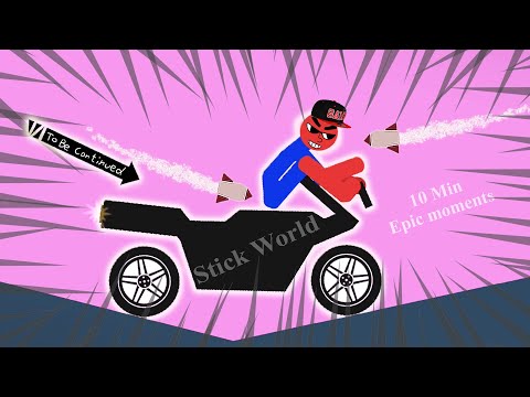 10 Min Best falls | Stickman Dismounting funny and epic moments | Like a boss compilation #721