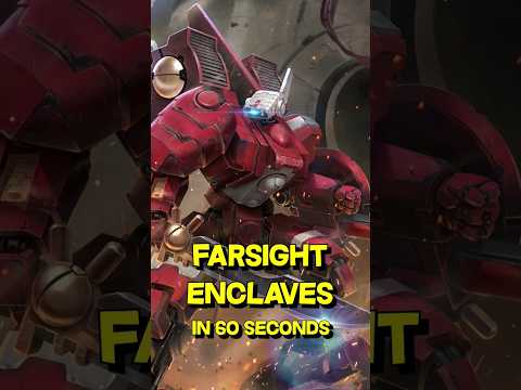 FARSIGHT ENCLAVES and THE EIGHT explained in 60s - Warhammer 40k #40k #40kmeme #warhammer40klore