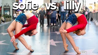 Dance Moms Lilly K vs Sofie Dossi - Funny Contortion Challenge!