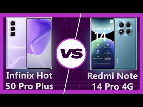 Infinix Hot 50 Pro Plus vs Redmi Note 14 Pro 4G Detailed Comparison