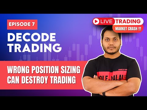 Market Crash | Live Trading | Decode Trading By Power Of Stocks | EP-7| English Subtitle |