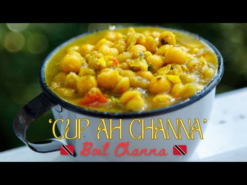 Vegan Cup Ah Channa | Boil Channa | Doubles Channa | Instant Pot | Trinidad