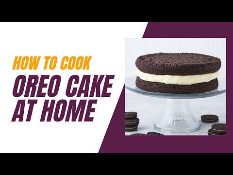 How to make Oreo cake at home only with 5 ingredients.