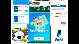 GoGoal App $30/$10 Payment of Proof! win $30 in Super treasure. $30paypal gift card !