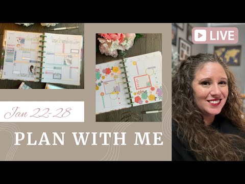 🔴 Plan With Me | January 22-28 | Classic Happy Planner