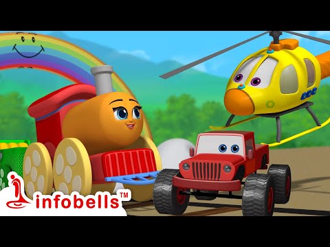 Chittiya Atikegala Sahasa - Playing with Vehicle Toys | Kannada Kids Cartoons | Infobells