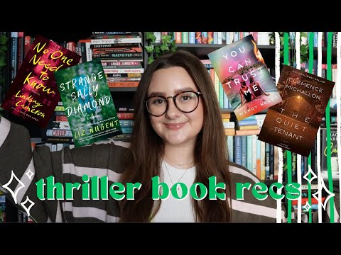 thriller book recommendations 2024 | get out of a slump with these underrated thriller recs