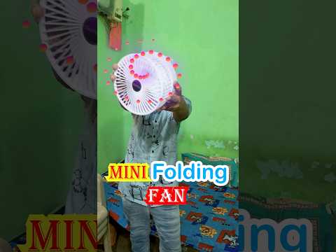 Mini Folding Fan 🔥 #shorts  #Fan #miniFan #foldingFan #amazonfinds