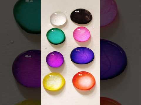 Color Mixing shorts #trending #satisfying #waterdrops