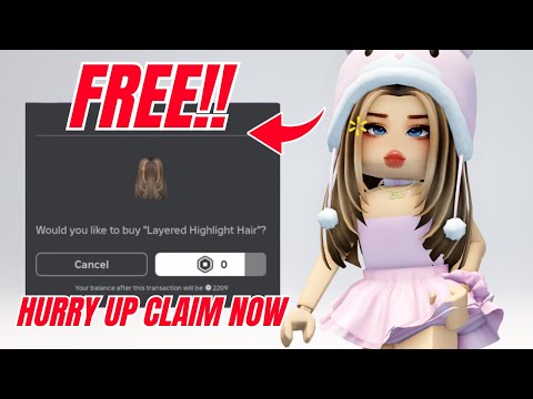 HURRY UP! CLAIM FREE HAIRSTYLE NOW! 🤩🥰 (ROBLOX 2024)