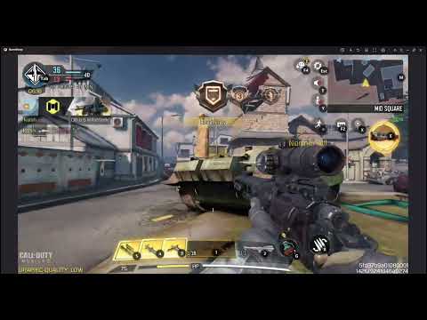 call of duty mobile intense gameplay with sniper in gameloop!